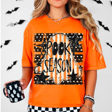 Load image into Gallery viewer, Spooky Season Ghost Polka Stripes TRANSFER AGCM AUG 26
