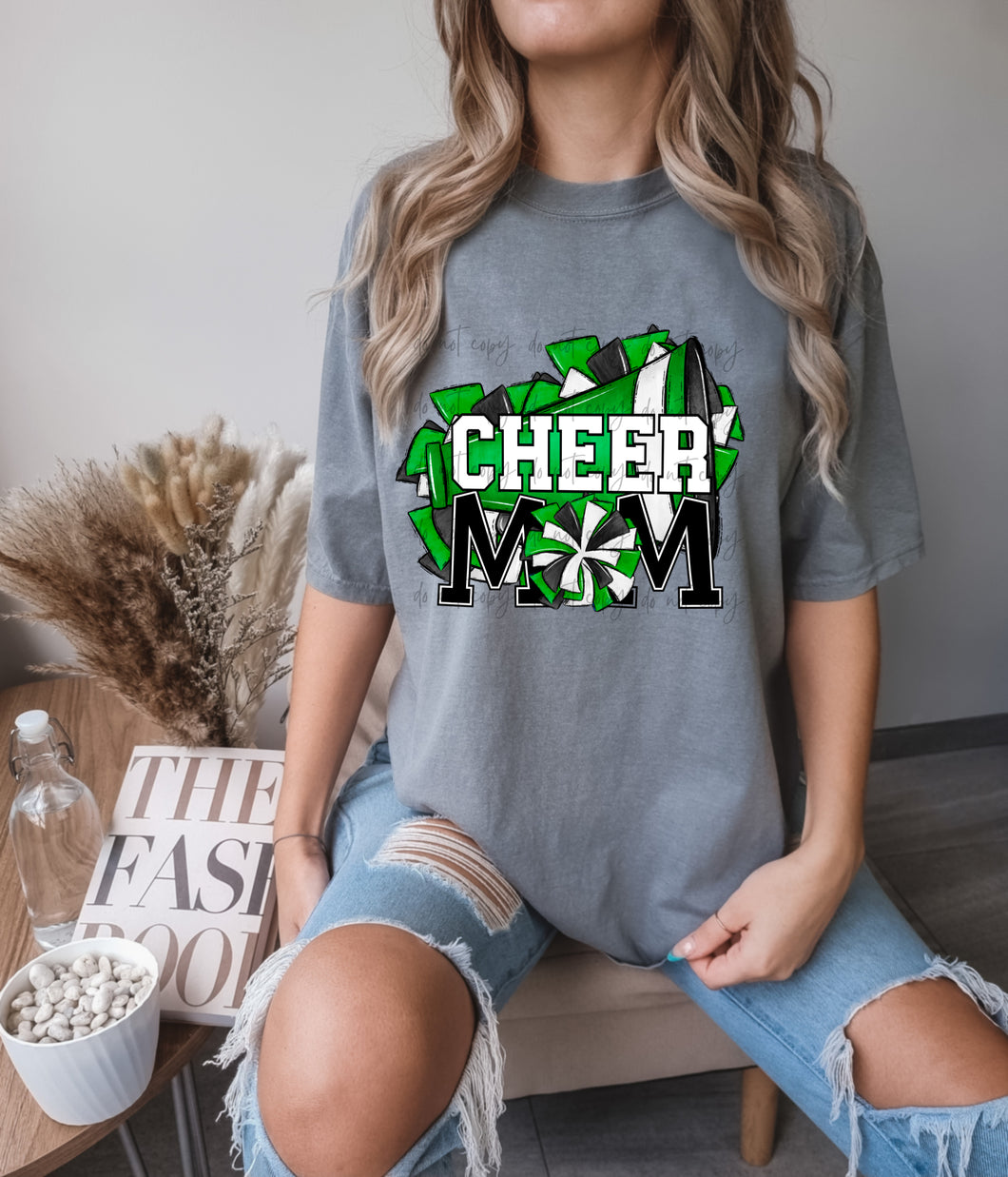 Cheer Mom Green TRANSFER – Sassy Sublimation & Screen Prints