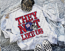 Load image into Gallery viewer, They Not Like Us Faux Embroidery Mascot DROPDOWN TRANSFER TGG 24
