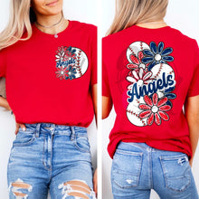 Load image into Gallery viewer, Floral Ball Baseball Team With Pocket DROPDOWN TRANSFER MMD APR
