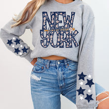 Load image into Gallery viewer, Baseball Teams Faux Embroidery Stars With SLEEVE OPTION TRANSFER VIRGO FEB

