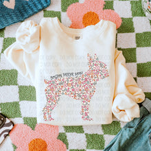 Load image into Gallery viewer, Floral Dog Mom DROPDOWN TRANSFER SWD FEB
