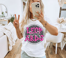 Load image into Gallery viewer, Pink Lace Mascot Bow Dropdown TRANSFER CAP FEB
