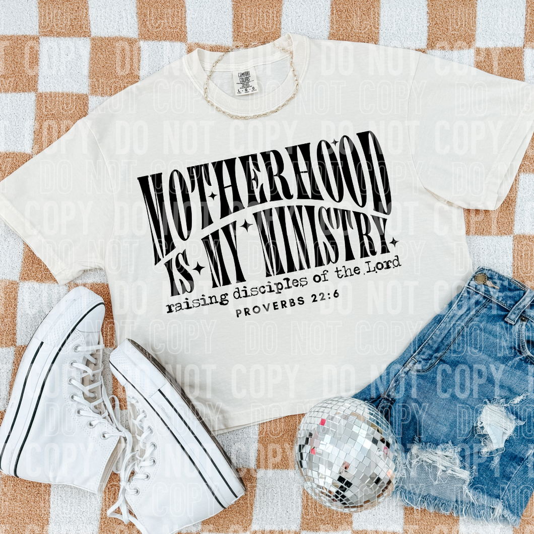 Motherhood Is My Ministry DROPDOWN TRANSFER SBB APR