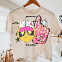 Load image into Gallery viewer, Neon Hand Drawn Star Eyes Mascots TRANSFER CYBER APR 26
