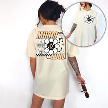 Load image into Gallery viewer, Music Is Good For The Soul Flower With Pocket TRANSFER CSC
