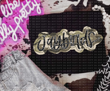 Load image into Gallery viewer, Camo Faux Applique Teams DROPDOWN TRANSFER ECHT JUNE
