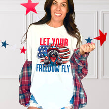 Load image into Gallery viewer, Let Your Freedom Fly Raccoon TRANSFER
