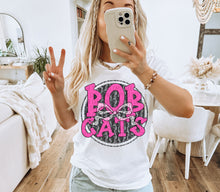 Load image into Gallery viewer, Pink Lace Mascot Bow Dropdown TRANSFER CAP FEB
