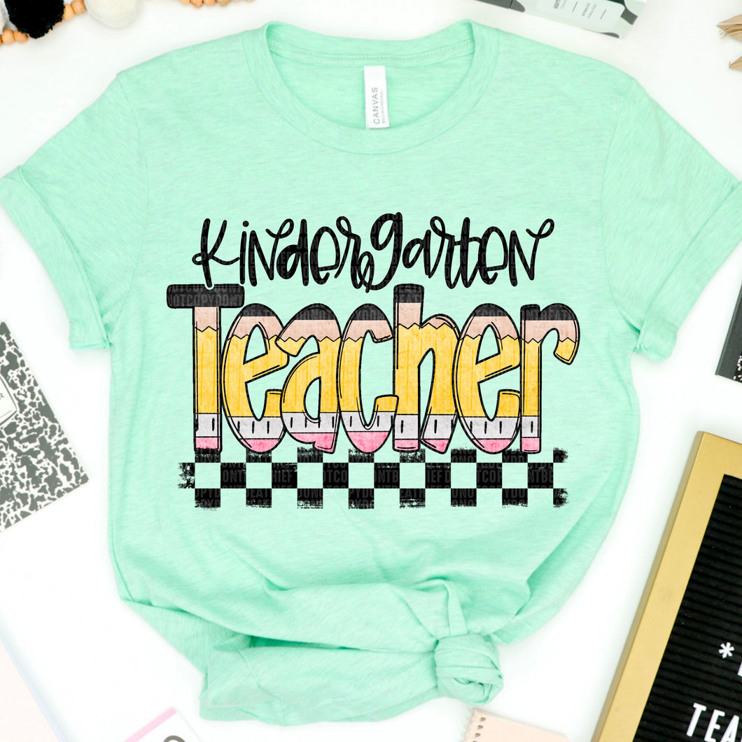 Kindergarten Teacher Pencil SDD TRANSFER