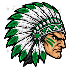 Load image into Gallery viewer, Front Or Side Logo Sports Custom Name Mascot DROPDOWN DTF TRANSFER
