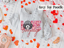 Load image into Gallery viewer, Love Language Dogs DROPDOWN TRANSFER TGG
