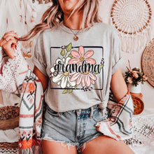 Load image into Gallery viewer, Framed Floral Name Title Collection Dropdown TRANSFER SDD Mar
