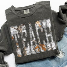 Load image into Gallery viewer, Grey Camo Word Collection Dropdown TRANSFER THREAD SEPT 25
