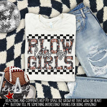 Load image into Gallery viewer, Let’s Go Football Faux Embroidery Checkered Mascots DROPDOWN TRANSFER CAP 24
