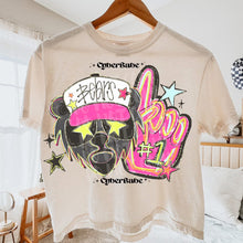 Load image into Gallery viewer, Neon Hand Drawn Star Eyes Mascots TRANSFER CYBER APR 26
