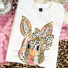 Load image into Gallery viewer, Pink Dalmatian Bow Brush Bunny TRANSFER DWS FEB 26
