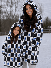 Load image into Gallery viewer, Sassy On The Go Custom Fleece Blanket Hoodie
