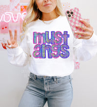 Load image into Gallery viewer, Pink And Purple Glam Mascot Dropdown TRANSFER CAP

