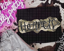 Load image into Gallery viewer, Camo Faux Applique Teams DROPDOWN TRANSFER ECHT JUNE
