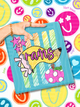 Load image into Gallery viewer, Pencil Flag Striped Mascots DROPDOWN TRANSFER CAP JUNE 26

