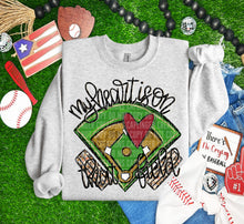 Load image into Gallery viewer, My Heart Is On That Field Colored Heart  DROPDOWN TRANSFER CAP MAR
