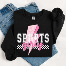 Load image into Gallery viewer, Sports Girly Lightning Bolt DROPDOWN TRANSFER SWD MAY
