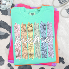Load image into Gallery viewer, Rainbow Floral Names 4 Square TITLE DROPDOWN TRANSFER CSD APR 26
