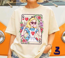 Load image into Gallery viewer, Princess Queen Of Hearts DROPDOWN  TRANSFER ET JAN 26
