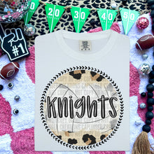 Load image into Gallery viewer, Leopard Volleyball Background Mascot Dropdown TRANSFER CAP FEB
