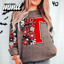 Load image into Gallery viewer, Floral Skulls And Letters Sports Team With Sleeve TRANSFER MMD

