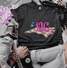 Load image into Gallery viewer, Preppy Bright Leopard States (all 50 states available) TRANSFER CAP APR
