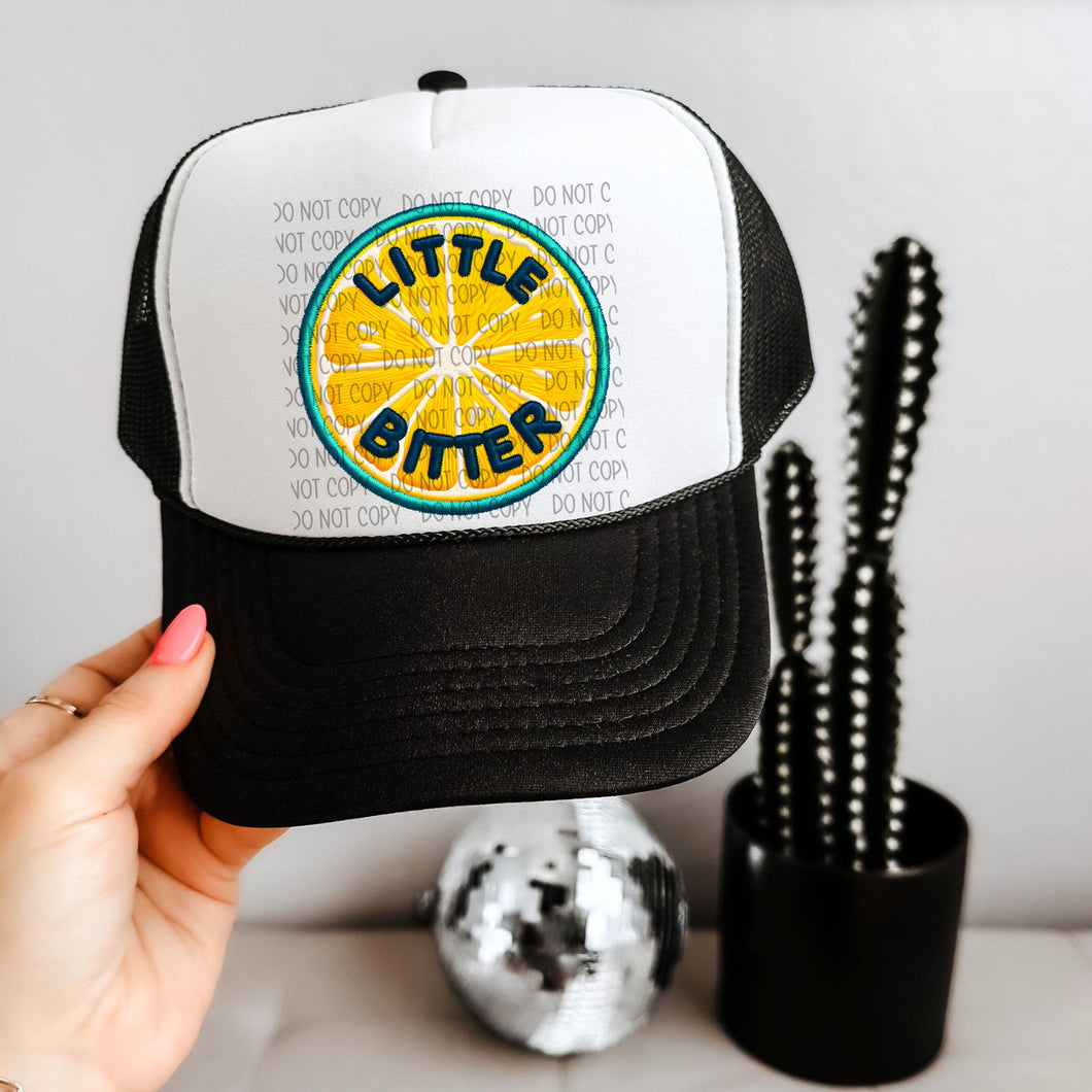 Little Bitter   - Faux Hat Patch 3-4” DTF TRANSFER - OSD