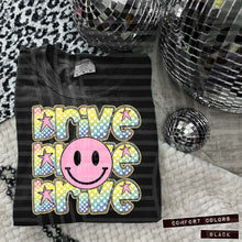 Load image into Gallery viewer, Rainbow Checker Pink Happy Stacked Mascots Dropdown TRANSFER CAP JUNE 25
