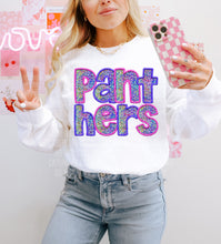 Load image into Gallery viewer, Pink And Purple Glam Mascot Dropdown TRANSFER CAP
