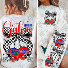 Load image into Gallery viewer, Football Cherry Bow Dropdown TRANSFER MMD SEPT 25
