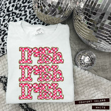 Load image into Gallery viewer, Pink Checker Gold Glitter Mascot Dropdown TRANSFER CAP APR
