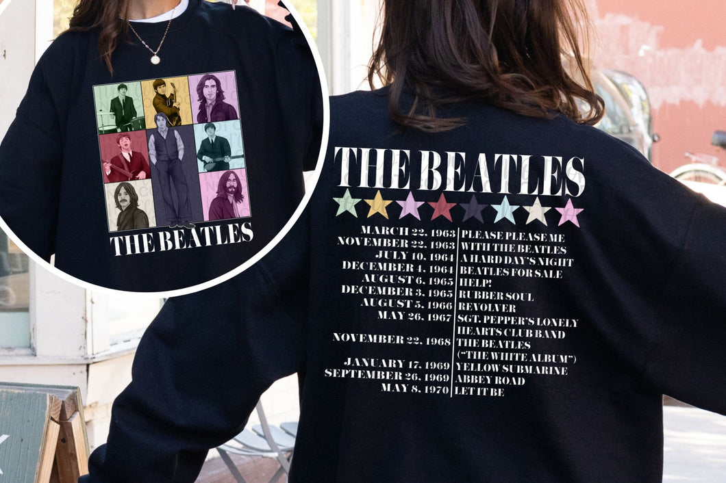 Beatles Tour White TRANSFER