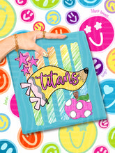 Load image into Gallery viewer, Pencil Flag Striped Mascots DROPDOWN TRANSFER CAP JUNE 26
