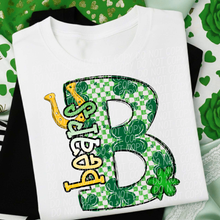Load image into Gallery viewer, St Patrick’s Day Checkered Mascots DROPDOWN TRANSFER CSD JAN 26
