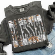 Load image into Gallery viewer, Grey Camo Word Collection Dropdown TRANSFER THREAD SEPT 25
