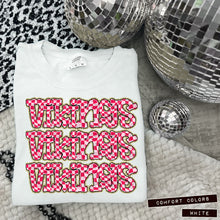 Load image into Gallery viewer, Pink Checker Gold Glitter Mascot Dropdown TRANSFER CAP APR
