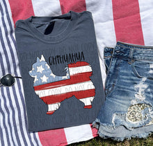 Load image into Gallery viewer, Patriotic Dog Designs Black Text SWD MAY DROPDOWN TRANSFER
