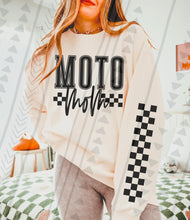 Load image into Gallery viewer, Checkered Sports Mom Black With SLEEVE OPTION DROPDOWN TRANSFER TGG MAR

