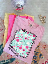 Load image into Gallery viewer, Pink Floral States (all 50 states available) TRANSFER CARTER MAR 26
