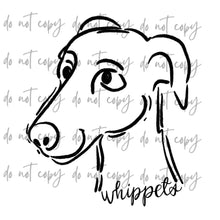 Load image into Gallery viewer, Doodle Single Color Mascots Dropdown TRANSFER
