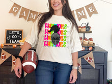 Load image into Gallery viewer, Bright Stacked Mascots Star Eyes DROPDOWN TRANSFER TSC 24
