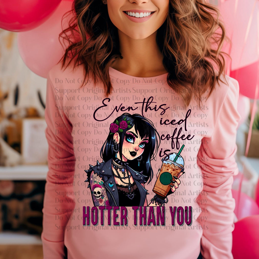 Even This Iced Coffee Is Hotter Than You TRANSFER