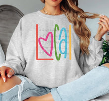 Load image into Gallery viewer, Colorful Tall Lettering Words DROPDOWN TRANSFER BIA 26
