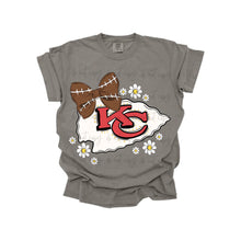 Load image into Gallery viewer, Bow + Flower Football Team DROPDOWN TRANSFER MWG JUNE 25
